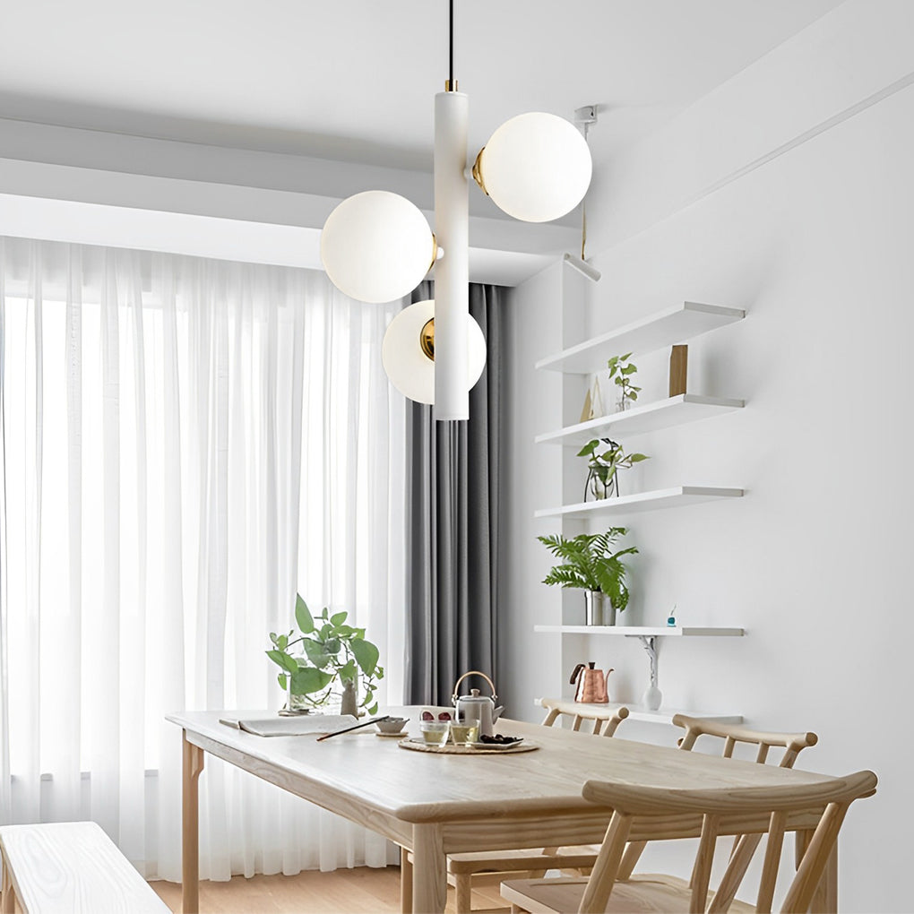 Trio Glass Ball Nordic Pendant Chandelier