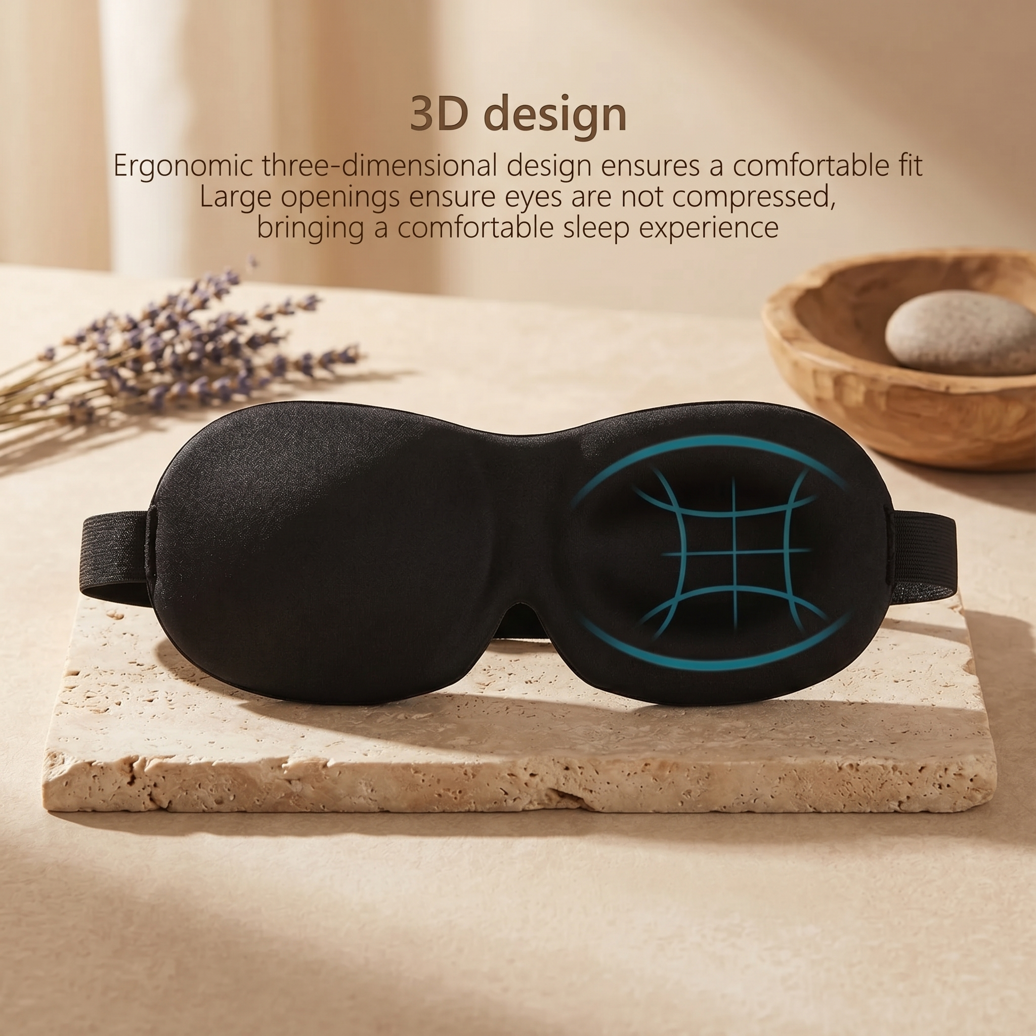 WeightRest 3D Contoured Eye Mask