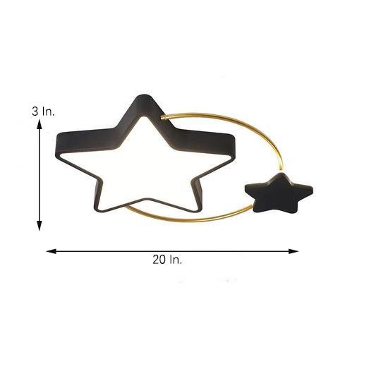 StarBeam Star Shape Dimmable LED Flush Mount Ceiling Light