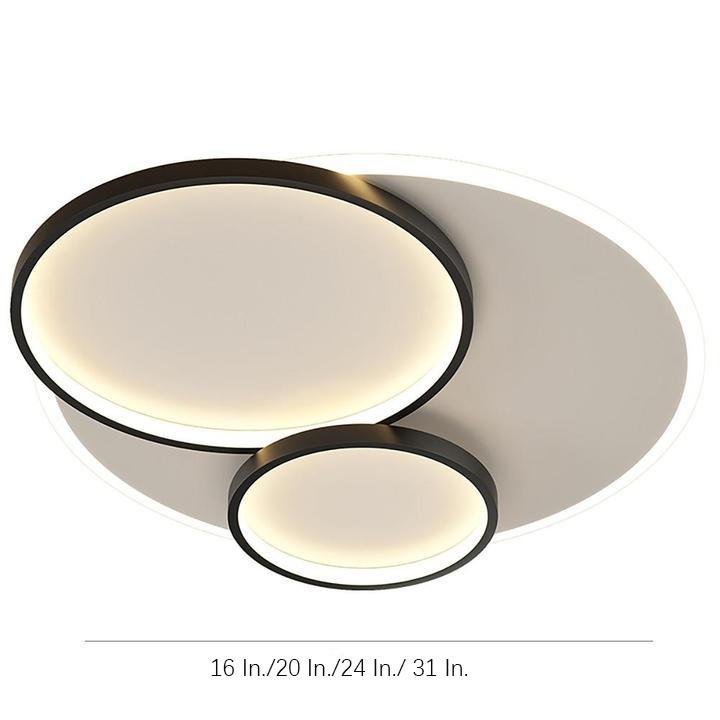 Orbit Trio Circle LED Flush Mount Ceiling Light