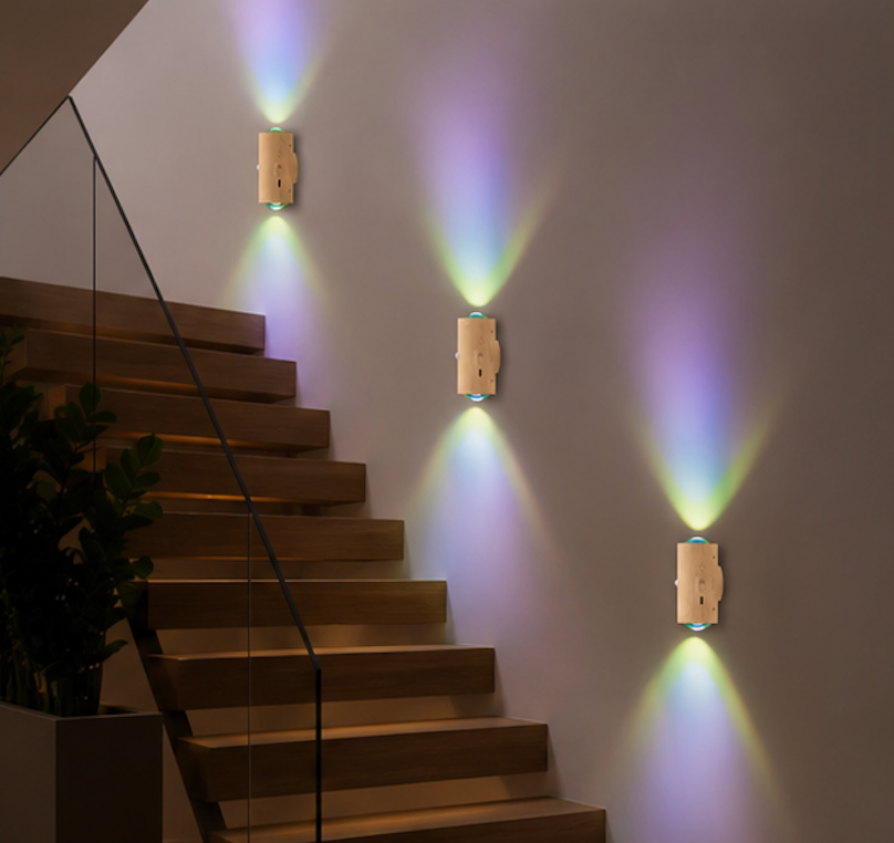 Chroma Glow RGB Motion Sensor Night Light (3-Pack)