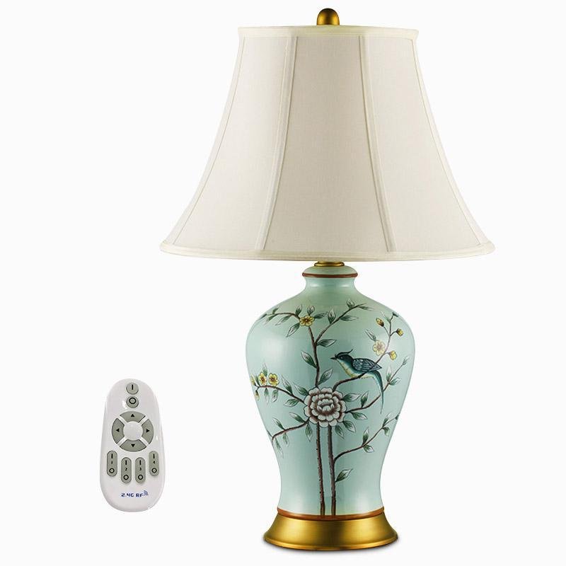 Songbird Porcelain Table Lamp, 23''