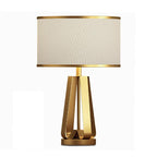 Axis 22" Brass Geometric Table Lamp