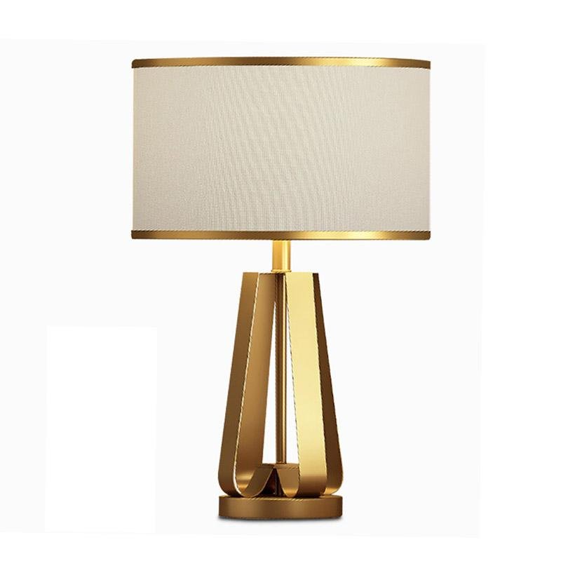 Axis 22" Brass Geometric Table Lamp