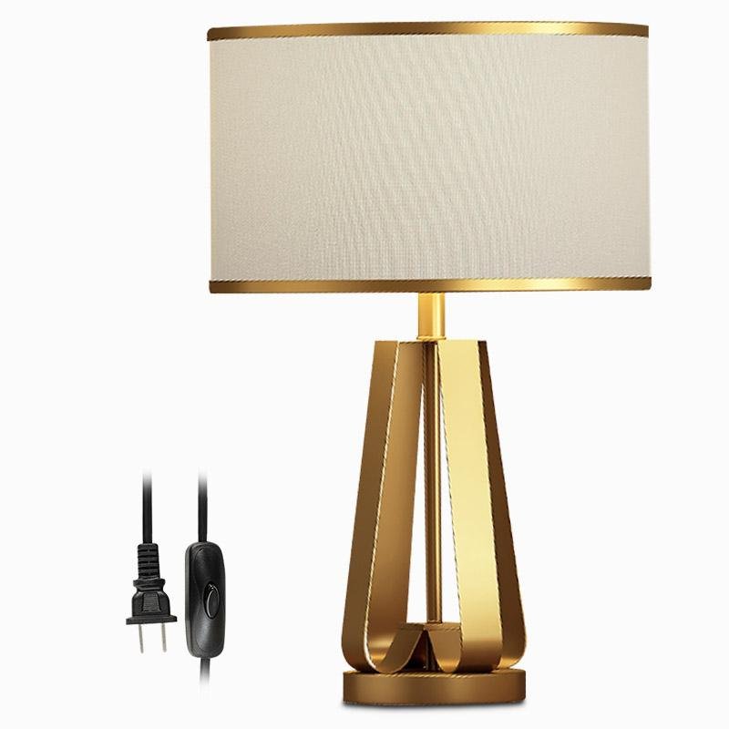 Axis 22" Brass Geometric Table Lamp