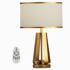 Axis 22" Brass Geometric Table Lamp