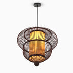 Marrakesh 2-Tier Bamboo Pendant Light