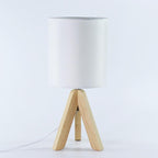 Woodgrain Nordic Tripod Table Lamp