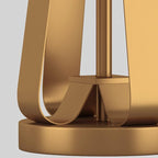 Axis 22" Brass Geometric Table Lamp