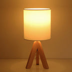 Woodgrain Nordic Tripod Table Lamp