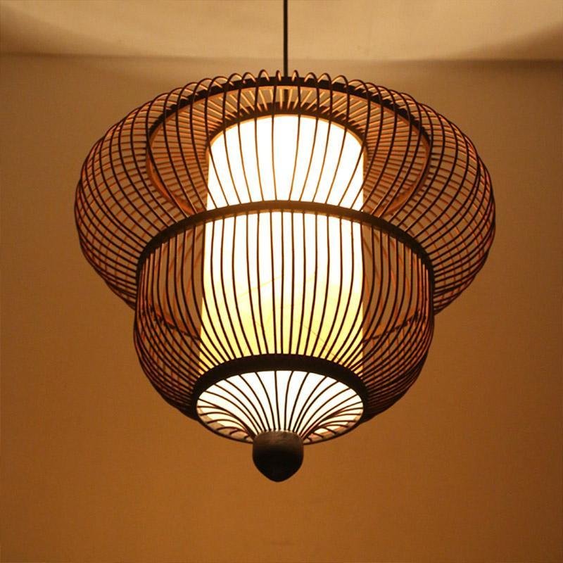 Marrakesh 2-Tier Bamboo Pendant Light