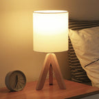 Woodgrain Nordic Tripod Table Lamp