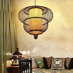 Marrakesh 2-Tier Bamboo Pendant Light