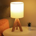 Woodgrain Nordic Tripod Table Lamp
