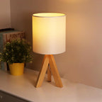 Woodgrain Nordic Tripod Table Lamp