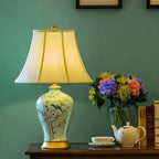 Songbird Porcelain Table Lamp, 23''