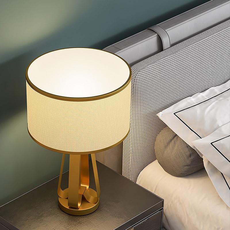 Axis 22" Brass Geometric Table Lamp