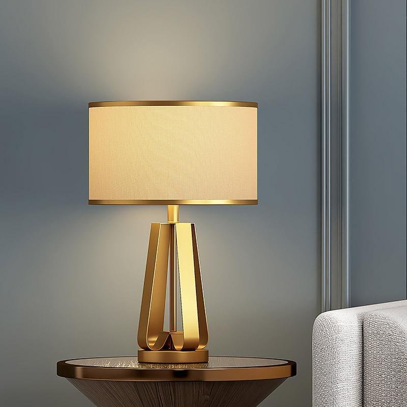 Axis 22" Brass Geometric Table Lamp