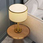 Axis 22" Brass Geometric Table Lamp