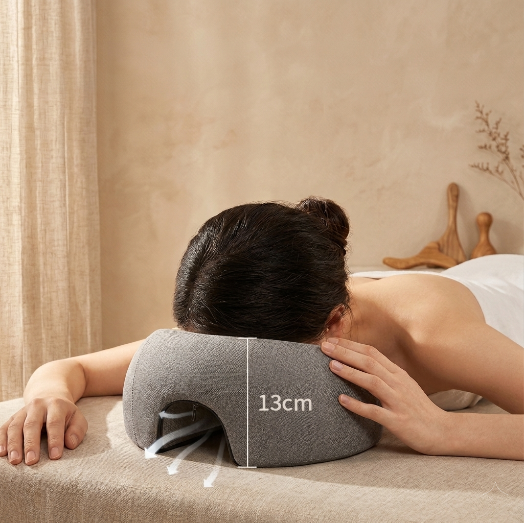 RestFace Ergonomic Face Cradle Pillow