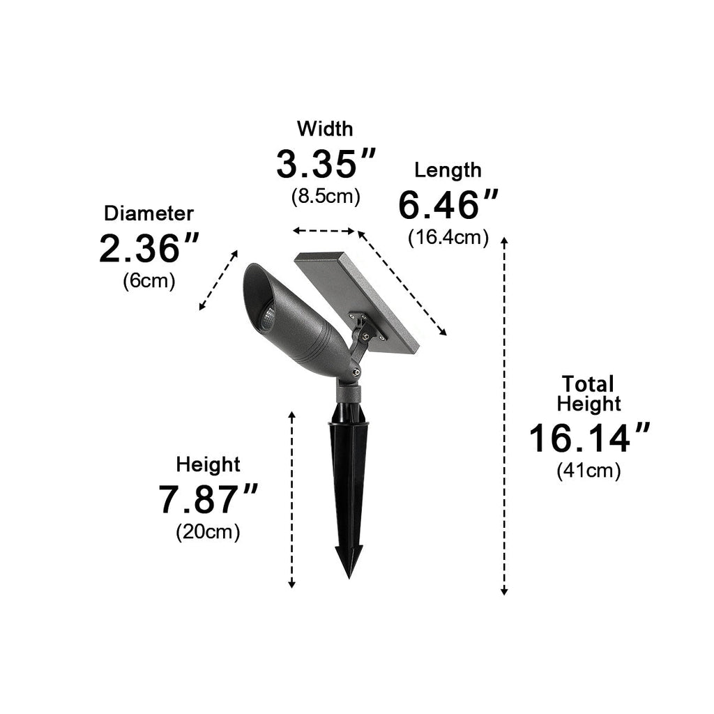LumaSpot Aluminum IP65 Waterproof LED Garden Spotlight