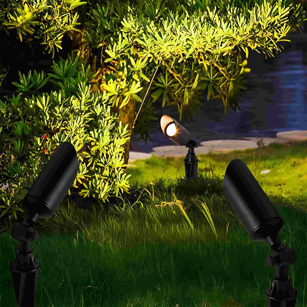 LumaSpot Aluminum IP65 Waterproof LED Garden Spotlight