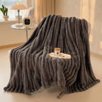SoftDrift Plush Fleece Throw Blanket