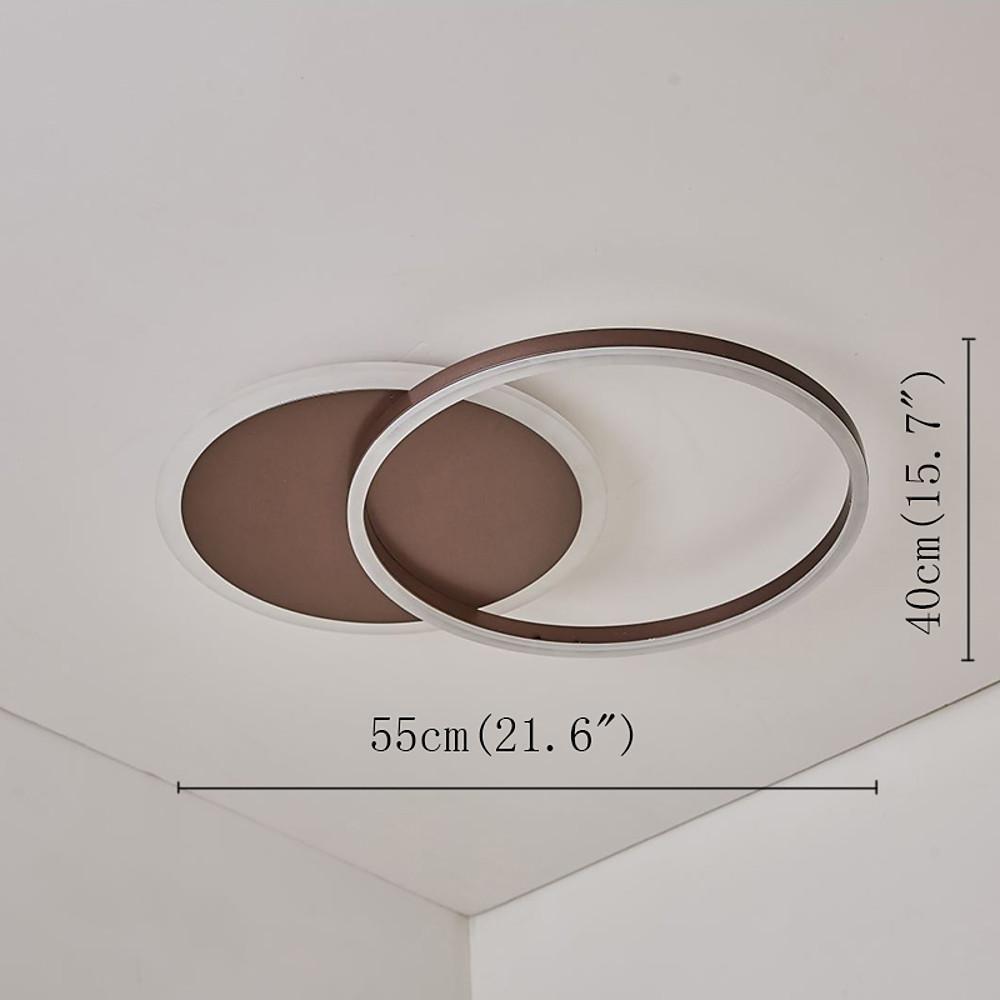 Corvelle 22'' Two-Ring LED Flush Mount Light