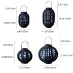 Emberglow Wood LED Candle Lantern Floor Lamp