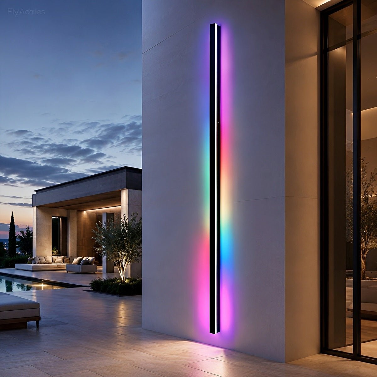 Prisma RGB LED Outdoor Wall Strip Light