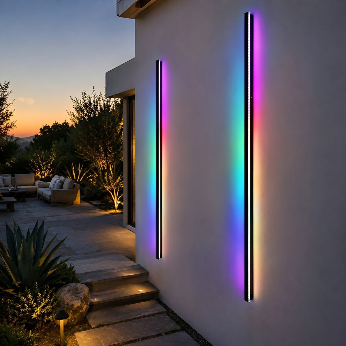 Prisma RGB LED Outdoor Wall Strip Light