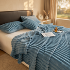 SoftDrift Plush Fleece Throw Blanket