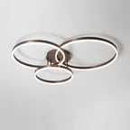 TriCircle Metal LED Flush Mount Ceiling Light