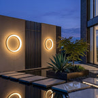 Lumina Circular Moon LED Waterproof Wall Light