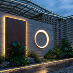 Lumina Circular Moon LED Waterproof Wall Light