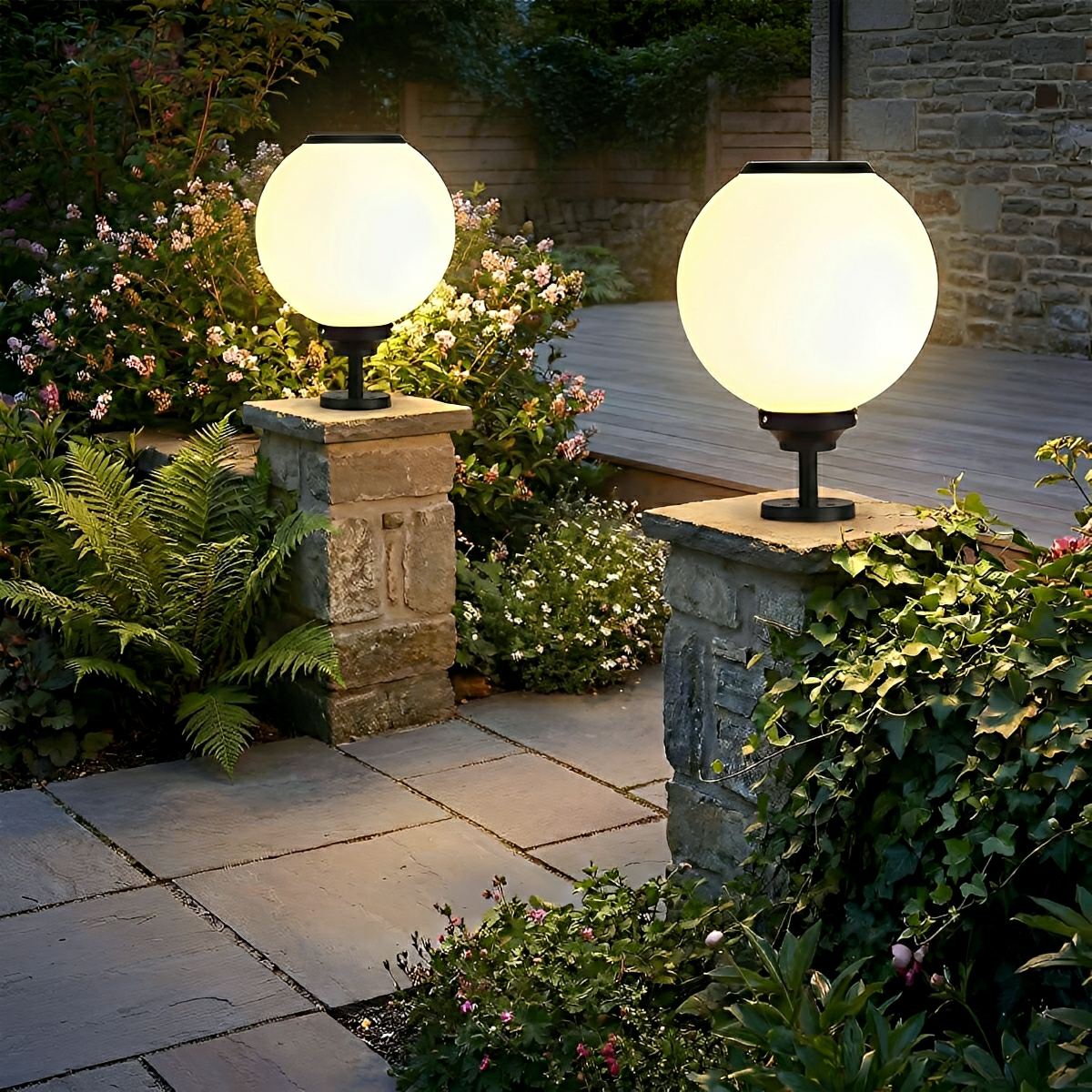 SolCap Solar LED Fence Post Cap Light