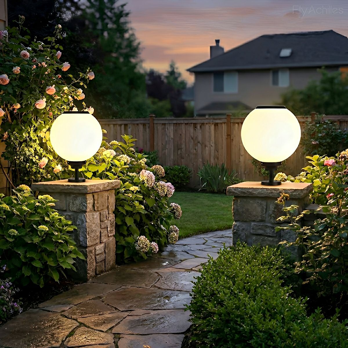 SolCap Solar LED Fence Post Cap Light