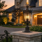Belmont Vintage European Lantern Post Light