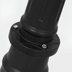 Duvane Twin-Head Black Outdoor Post Light