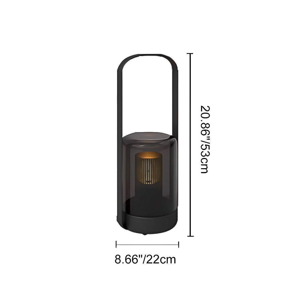 Solara Cylinder Solar LED Outdoor Lamp