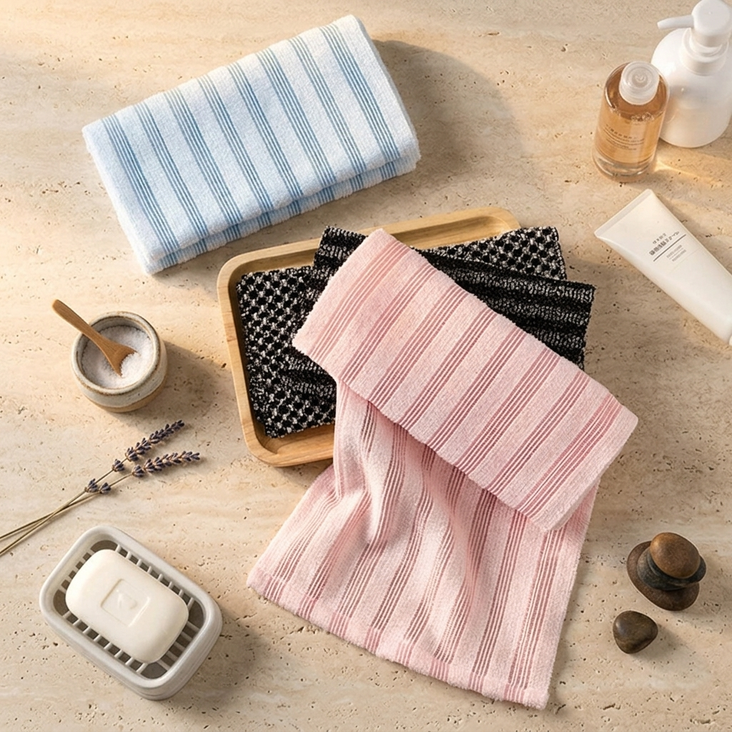 ScrubSilk Japanese Exfoliating Bath Towel