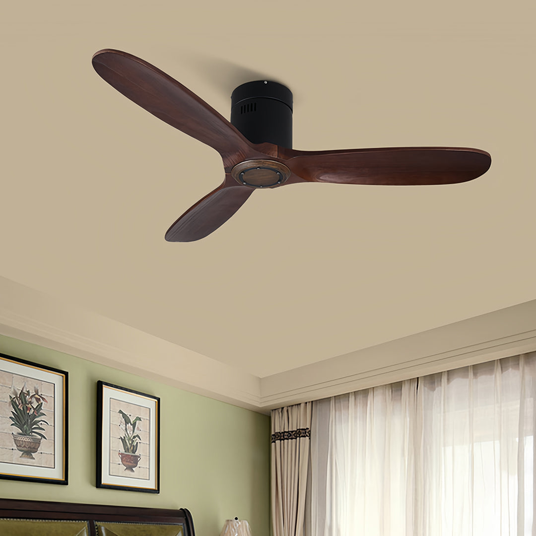 Nordwood 3-Blade Wooden Ceiling Fan with Light