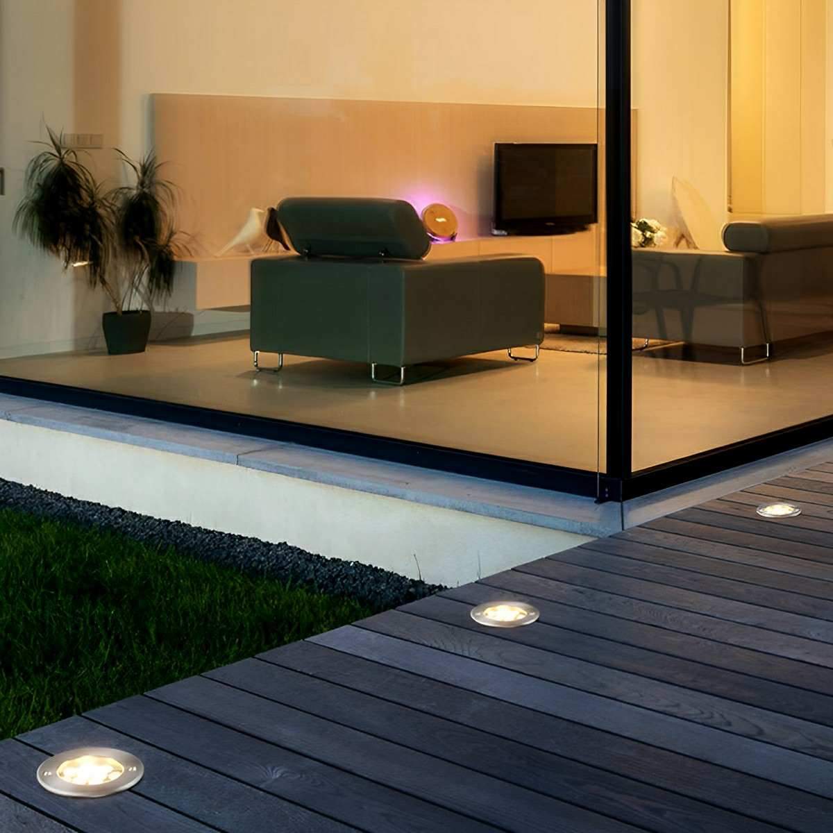 TerraBeam DC24V Outdoor Recessed Deck Spot Light