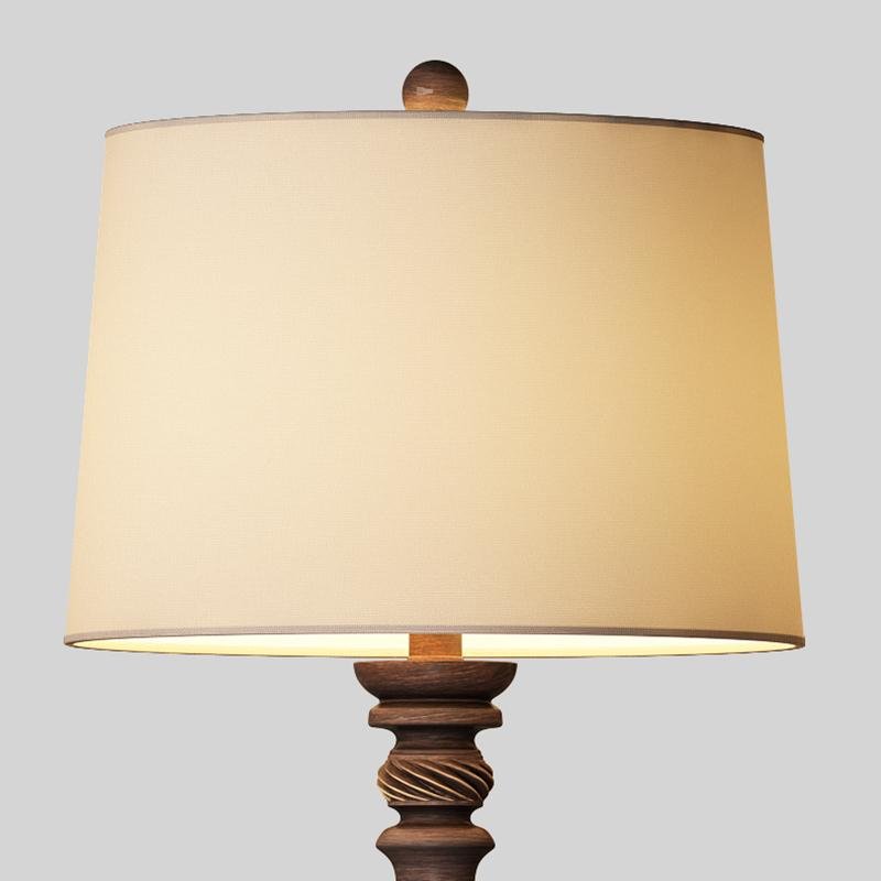 Camden 24'' Rustic Bronze Resin Table Lamp