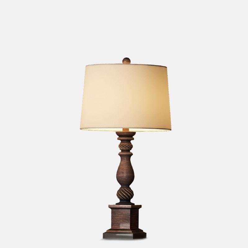 Camden 24'' Rustic Bronze Resin Table Lamp