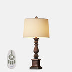 Camden 24'' Rustic Bronze Resin Table Lamp