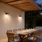 Facet Solar LED Diamond Wall Light (2-Pack)
