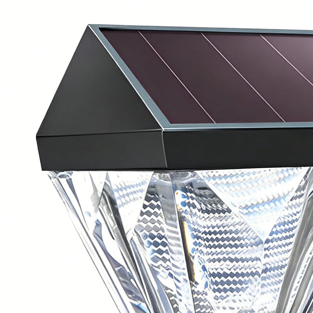 Facet Solar LED Diamond Wall Light (2-Pack)