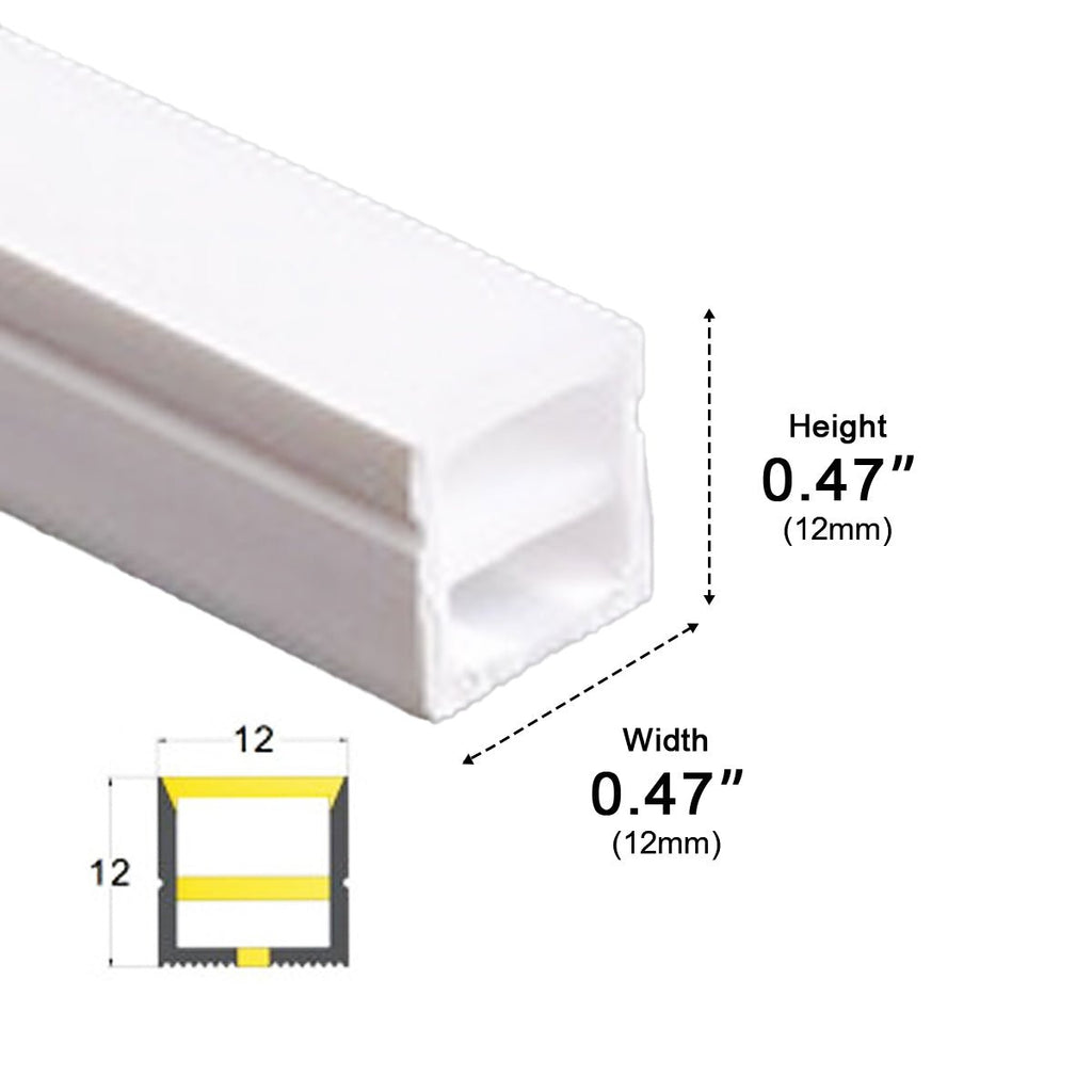 FlexEdge DIY Recessed LED Strip Stair Light DC24V