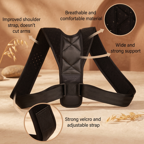 AlignFit Adjustable Posture Support Brace